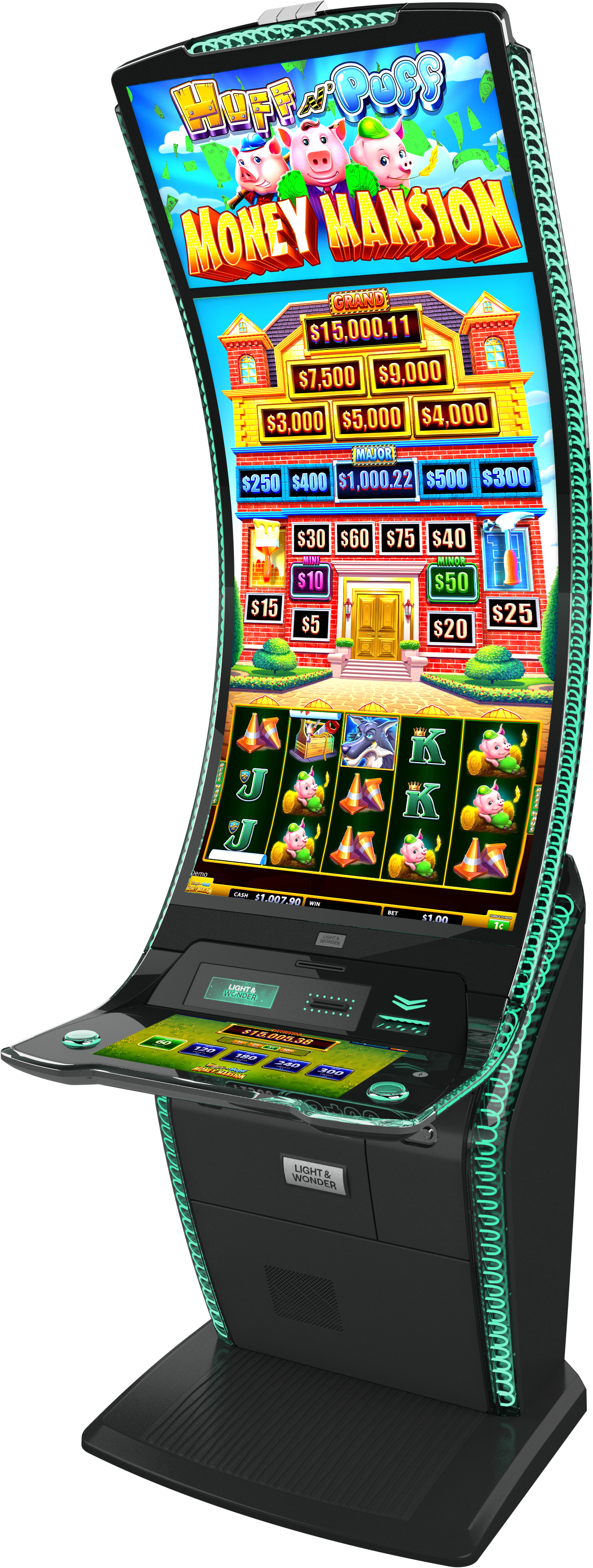 Huff N Puff Money Mansion Cabinet
